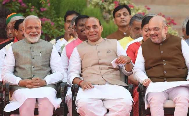 PM Modi Meets Home Minister, Defence Minister And NSA Ajit Doval