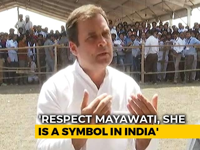 "Mayawati National Symbol, I Respect And Love Her": Rahul Gandhi To NDTV