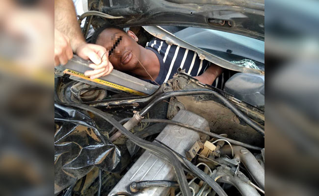 Migrant Found Hiding In Vehicle's Glove Box By Spanish Border Police