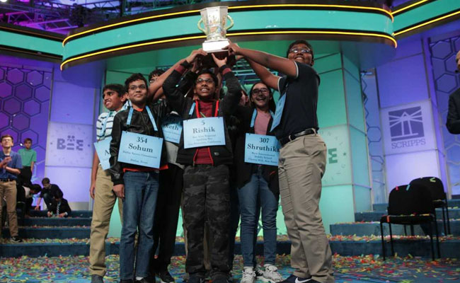 Eight Tie In US Spelling Bee With $50,000 Cash Prize For Each