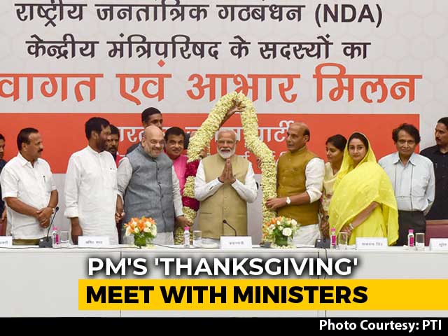 Ahead Of Vote Count, NDA Gets Together For Dinner Hosted By Amit Shah