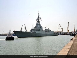 Spanish Naval Ship Docks At Mumbai Port Spanish Naval Ship Docks At Mumbai Port