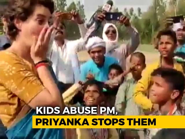Priyanka Gandhi's Response To Children Abusing PM Modi Splits Twitter