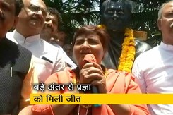 प्रज्ञा ठाकुर ने 3 लाख 64 हजार वोटों से दिग्विजय सिंह को हराया प्रज्ञा ठाकुर ने 3 लाख 64 हजार वोटों से दिग्विजय सिंह को हराया