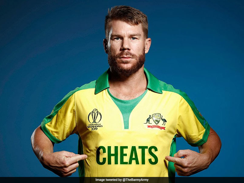 "Cheats": England's Barmy Army Trolls David Warner Ahead Of World Cup 2019