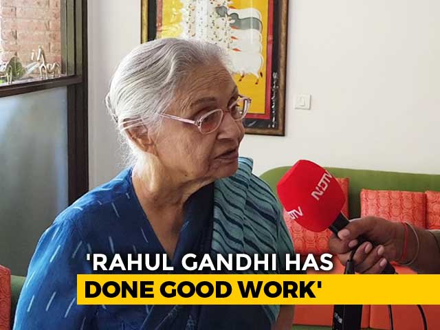 In 'Rahul, Don't Go' Efforts, Sheila Dikshit And Co At His Doorstep Today