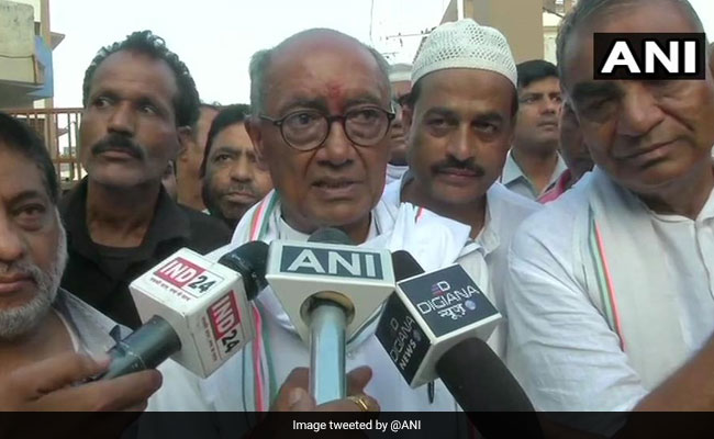 "Conspiracy To Malign" Farmers' Protest: Digvijaya Singh On Delhi Clashes