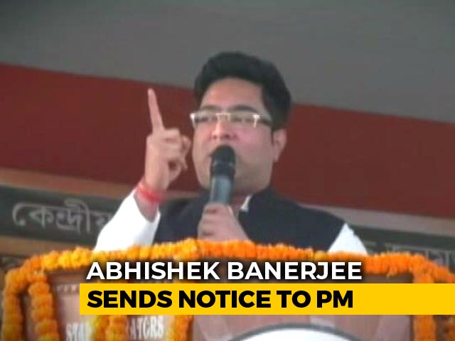 Mamata Banerjee's Nephew Abhishek Banerjee Sends Defamation Notice To PM