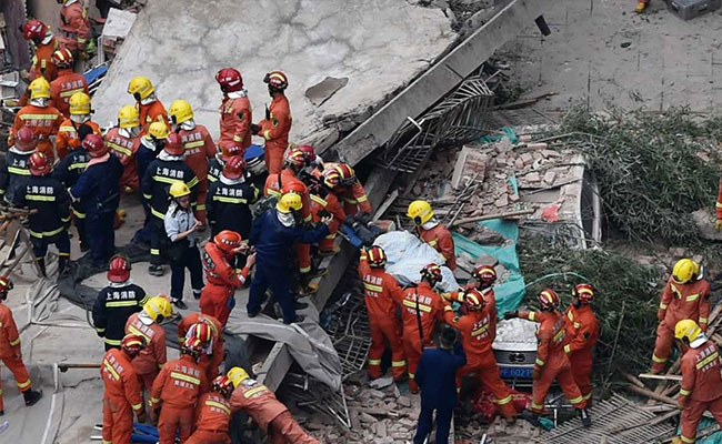 Five Killed In Shanghai Building Collapse