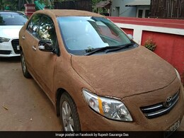 Ahmedabad Driver Coats Car With Cow Dung To Cool It As Temperatures Soar Ahmedabad Driver Coats Car With Cow Dung To Cool It As Temperatures Soar