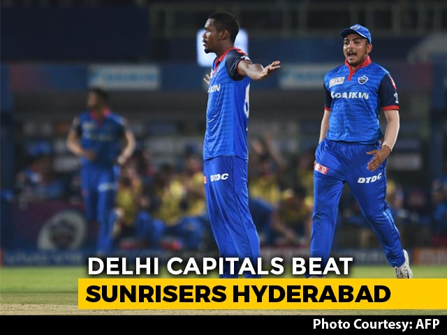 IPL 2019 Eliminator: Delhi Capitals Beat SunRisers Hyderabad In Thriller