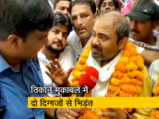 रवीश की रिपोर्ट : पहली बार चुनाव लड़ रहे AAP उम्‍मीदवार दिलीप पांडे की कैसी है तैयारी