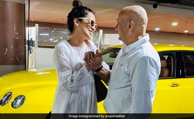 'My Favourite': Kangana Ranaut And Anupam Kher's Mutual Admiration Club