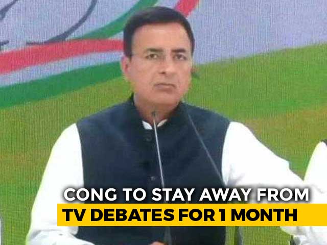 No TV Debates For A Month, Says Congress, In Crisis After Poll Defeat