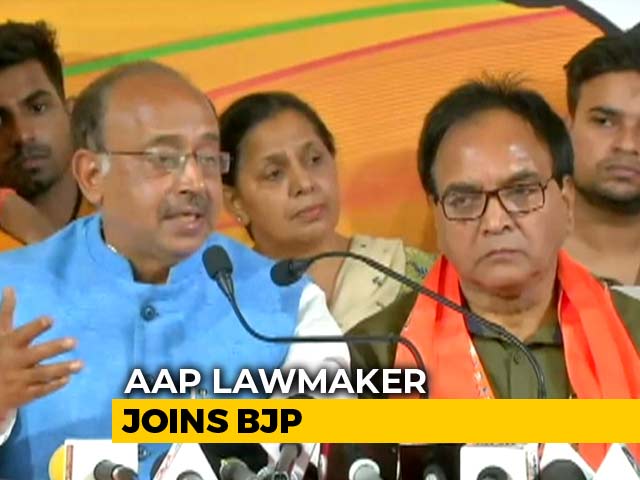 Hours After Arvind Kejriwal's Taunt, AAP Lawmaker Joins BJP