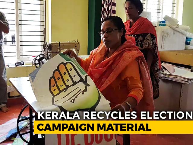 In Kerala, Campaign Materials Turn Into Carry Bags And Dresses