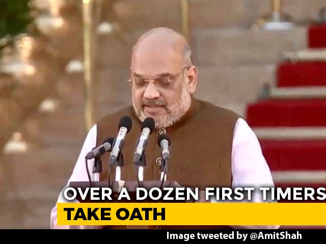 Amit Shah Among A Dozen 1st Timers In PM Modi's New Council Of Ministers
