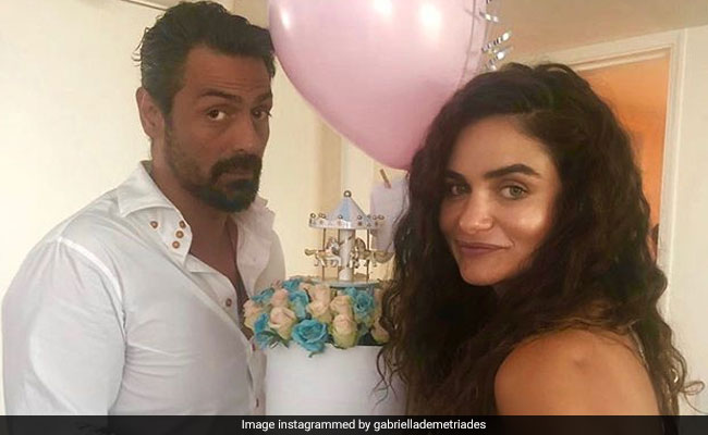 Such Lovely Pics From Arjun Rampal's Girlfriend Gabriella Demetriades' Baby Shower