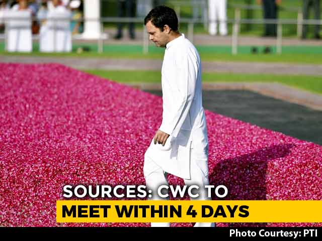 As Rahul Gandhi Stays Firm On Quitting, Top Congress Meet Again: Sources