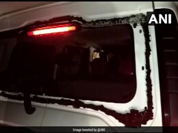 BJP Leaders Dilip Ghosh, Himanta Biswa Sarma's Convoy Attacked In Bengal BJP Leaders Dilip Ghosh, Himanta Biswa Sarma's Convoy Attacked In Bengal