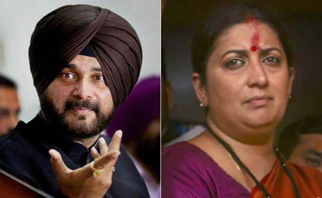 नवजोत सिंह सिद्धू ने ली चुटकी, बोले- लगता है स्मृति ईरानी 2024 के चुनाव से पहले KG में एडमिशन ले ही लेंगी