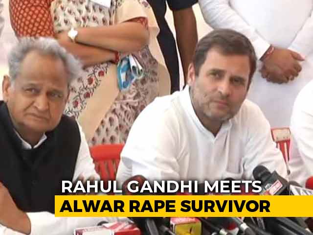 Rahul Gandhi Meets Alwar Gang-Rape Survivor, Says "Justice Will Be Done