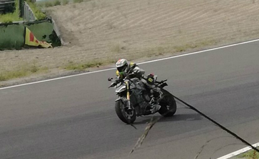 Ducati Naked V4 Spotted On Test In Italy