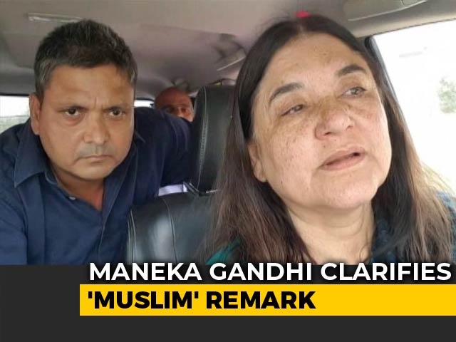 "Totally Out Of Context": Maneka Gandhi To NDTV On Muslim Votes Remark