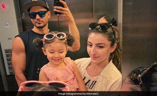 Soha Ali Khan And Kunal Kemmu's Daughter Inaaya Had The 'Bestest' Birthday Gift For Her Dad