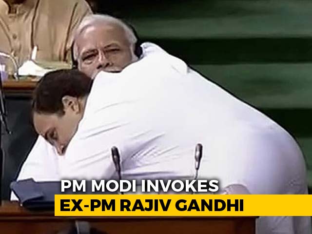 "Karma Awaits... A Huge Hug": Rahul Gandhi To PM Modi After Rajiv Attack