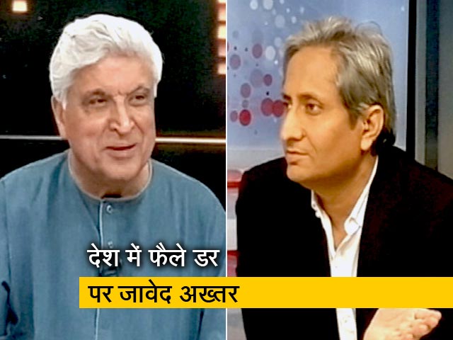 रवीश कुमार के प्राइम टाइम में बोले जावेद अख्तर, देश का हर वो शख्स डरा हुआ जो मोदी-शाह से सहमत नहीं