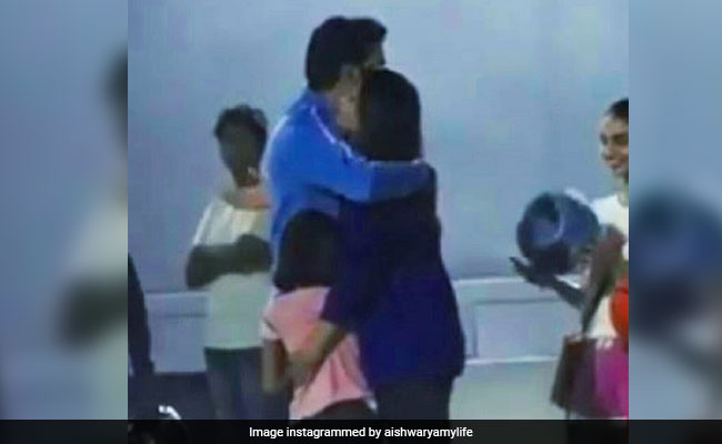 Abhishek Bachchan's Prize For Football Match Win - A Hug From Daughter Aaradhya