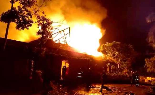 Massive Fire Breaks Out At Resort Near Kolkata