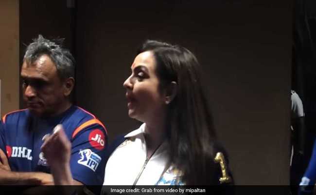 After IPL Win, Mumbai Indians Release Video Of Neeta Ambani Pep-Talk