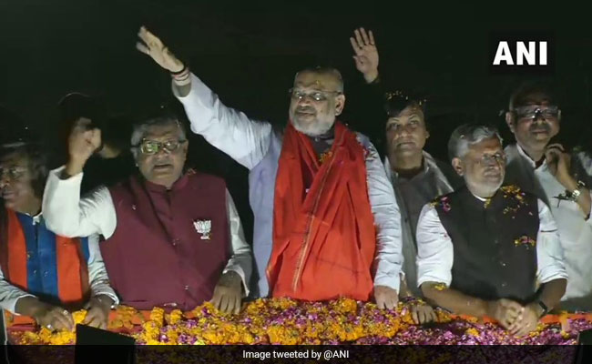 Lok Sabha Elections 2019: With Roadshow, Amit Shah Challenges Shatrughan Sinha In His Backyard