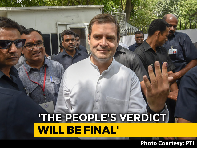 "...But Love Will Win": Rahul Gandhi Jabs PM Modi After Voting In Delhi
