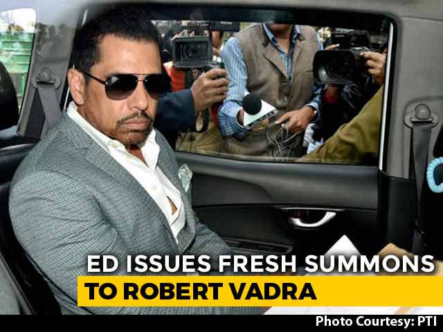 Robert Vadra Summoned By Probe Agency Tomorrow In Money-Laundering Case