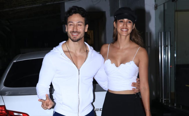 Disha Patani And Tiger Shroff, Twinning In White, Spotted Together. See Pics