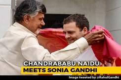 Back From Lucknow, Chandrababu Naidu Meets Sonia Gandhi Back From Lucknow, Chandrababu Naidu Meets Sonia Gandhi