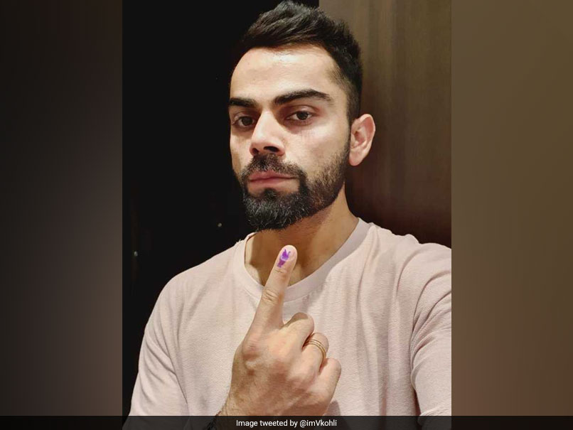 Lok Sabha Election 2019: Virat Kohli Votes In Gurgaon, Tweets A Message
