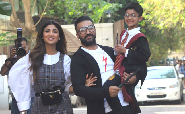 Shilpa Shetty's Son Viaan Raj Kundra Celebrated 7th Birthday In Hogwarts. Pics Here