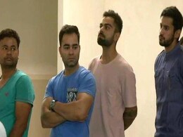 Virat Kohli Among Early Voters On Polling Day In Delhi, Gurgaon Virat Kohli Among Early Voters On Polling Day In Delhi, Gurgaon