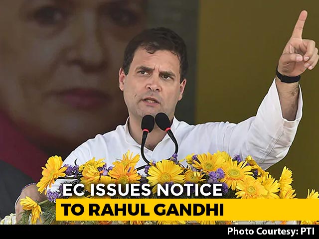 Rahul Gandhi Gets Election Body Notice Over "Anti-Tribal Law" Claim