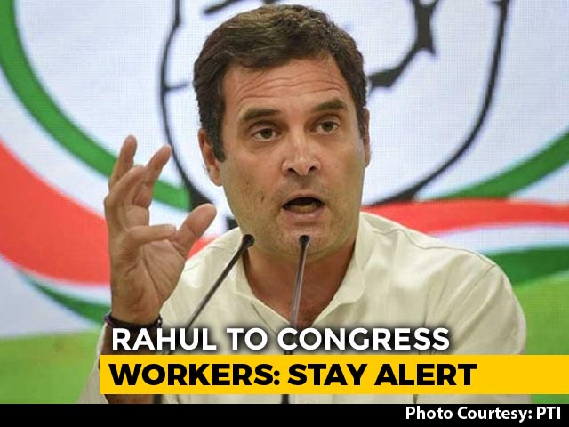 "Don't Be Afraid": Rahul Gandhi's Message To Party On "Fake Exit Polls"
