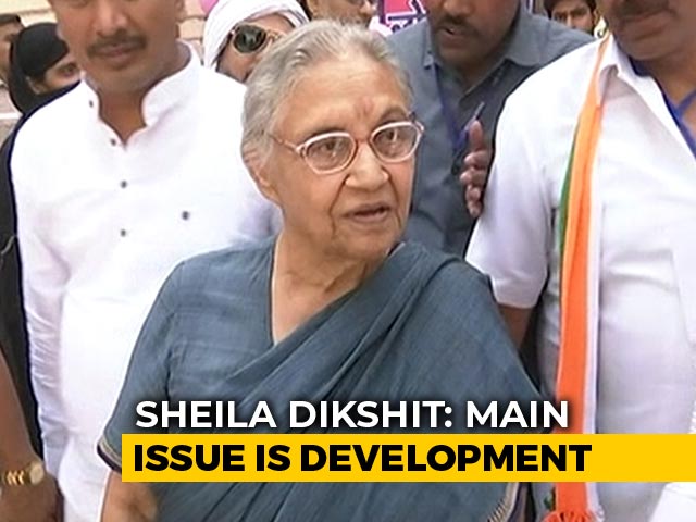 Development Is The Main Issue In This Election, Says Sheila Dikshit