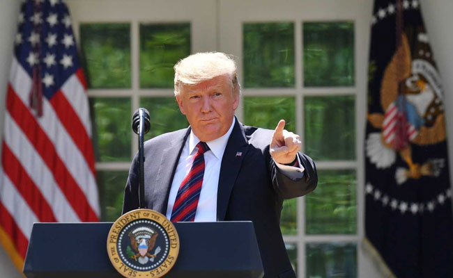 Trump Says Iran "Playing With Fire" After Nuclear Deal Limit Breached