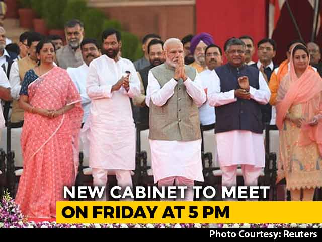 PM Modi's New Cabinet To Meet This Evening, Suspense Over Portfolios