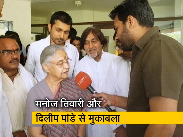 रवीश की रिपोर्ट : कांग्रेस उम्‍मीदवार शीला दीक्षित के चुनाव प्रचार का जायजा