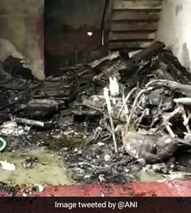 lucknow uttar pradesh 5 of a family dead after fire at up home due to short circuit