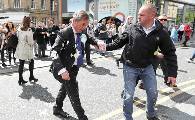 What Is 'Milkshaking?' Ask The Brits Hurling Drinks At Right-Wing Candidates